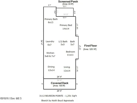 3112 Reunion Pointe Lane New Bern NC 28562