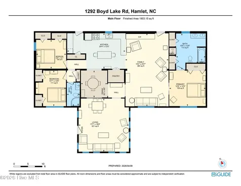 1292 Boyd Lake Road Hamlet NC 28345