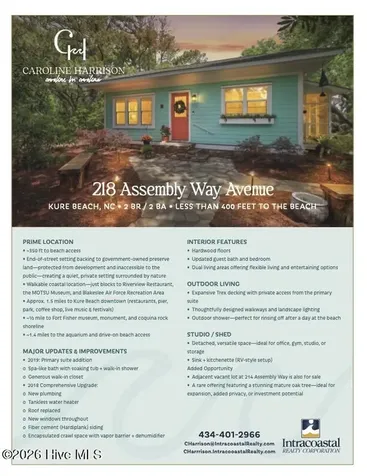 218 Assembly Way Avenue Kure Beach NC 28449