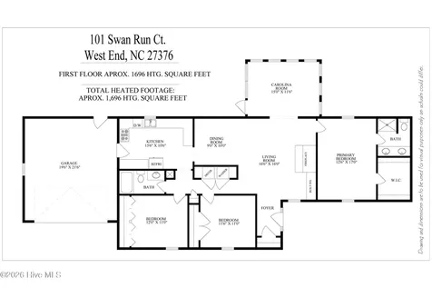 101 Swan Run Court Seven Lakes NC 27376