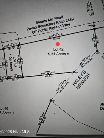 Lot 42 Stuarts Mill Road Fairmont NC 28340