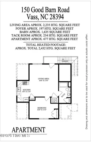 150 Good Barn Road Vass NC 28394
