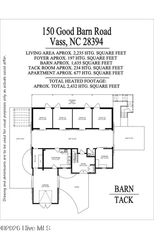 150 Good Barn Road Vass NC 28394