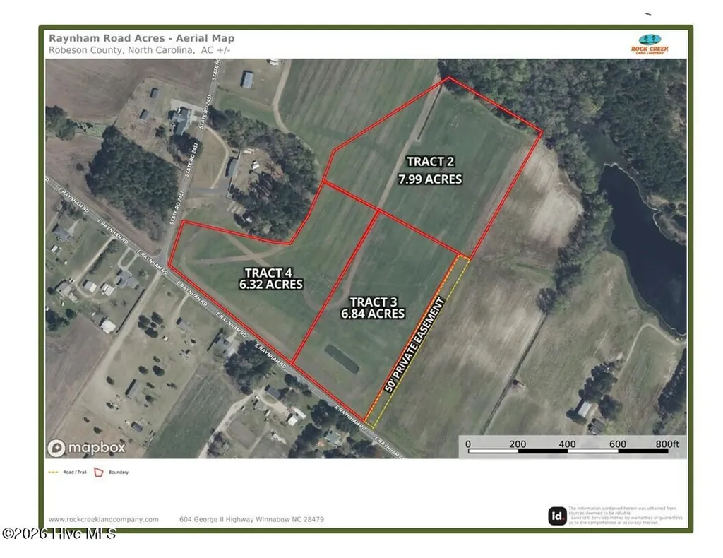 Tract 2 E Raynham Road Fairmont NC 28340