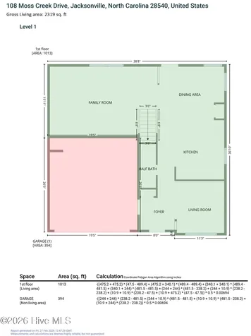 108 Moss Creek Drive Jacksonville NC 28540
