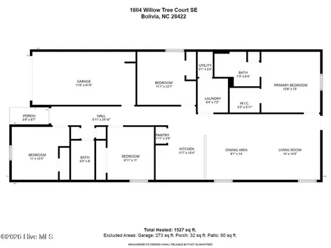 1804 Willowtree Court SE Bolivia NC 28422