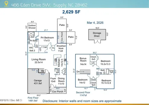 466 Eden Drive SW Supply NC 28462