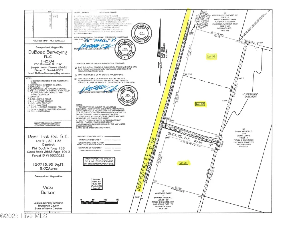 31-33 Deer Trot Road Bolivia NC 28422
