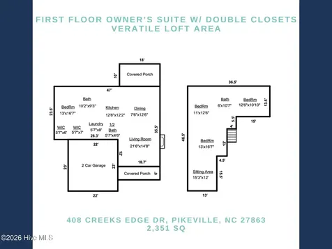 408 Creeks Edge Drive Pikeville NC 27863