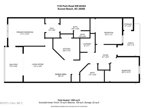 1135 Park Road SW Sunset Beach NC 28468