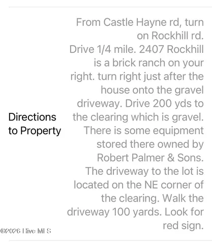2461 Rockhill Road Castle Hayne NC 28429
