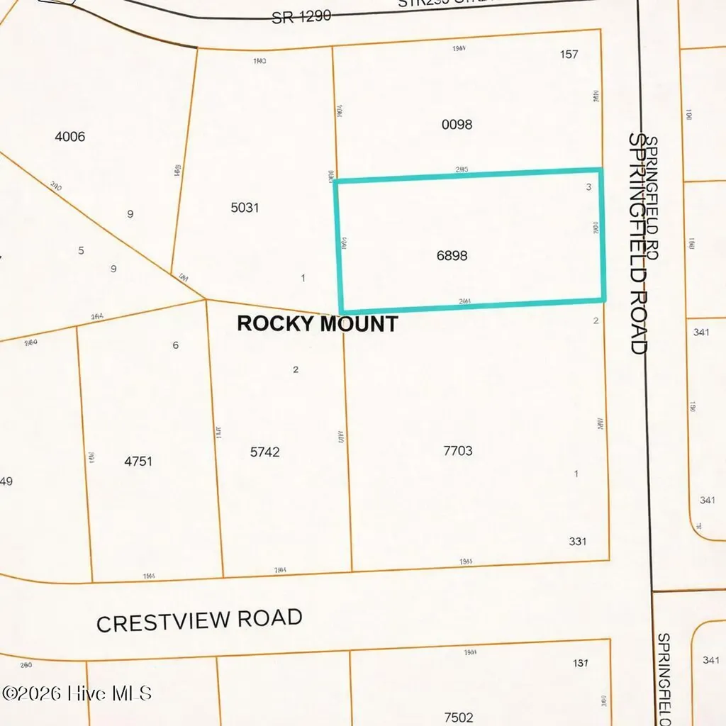 Lot 3 Springfield Road Rocky Mount NC 27801