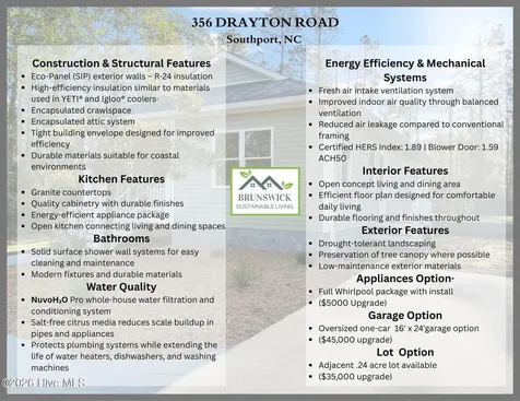 356 Drayton Road Southport NC 28461