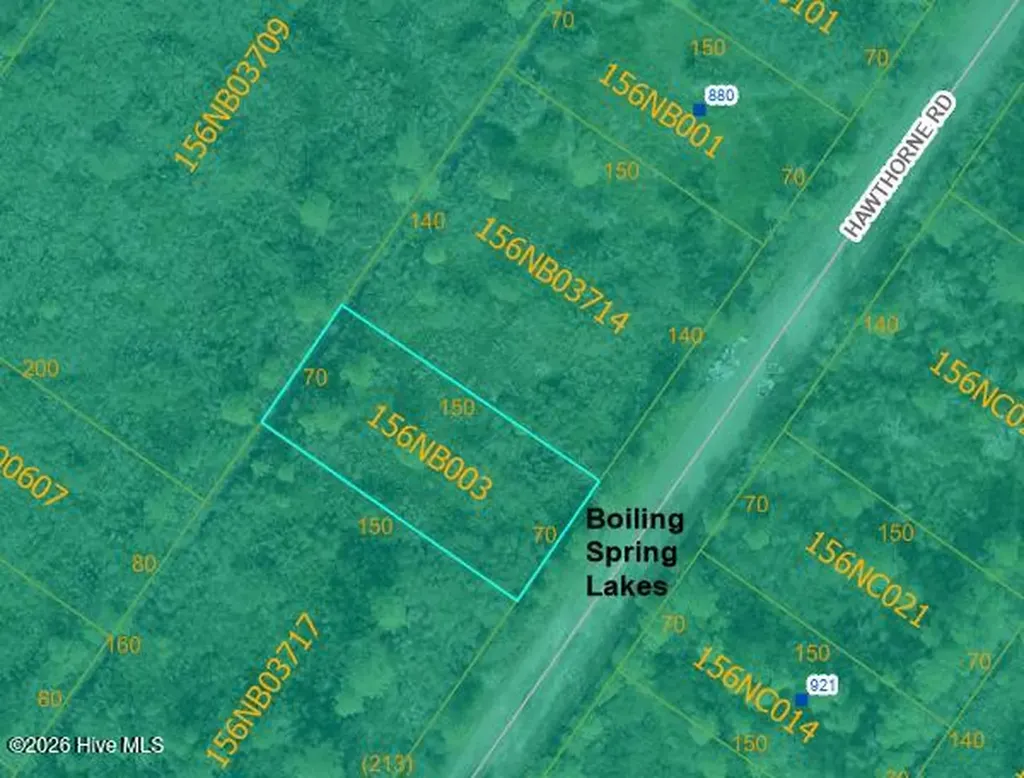 0 Hawthorne Road Boiling Spring Lakes NC 28461