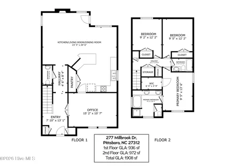 277 Millbrook Drive Pittsboro NC 27312