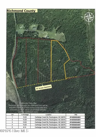0 Cartledge Creek Road Rockingham NC 28379