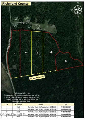 0 Cartledge Creek Road Rockingham NC 28379