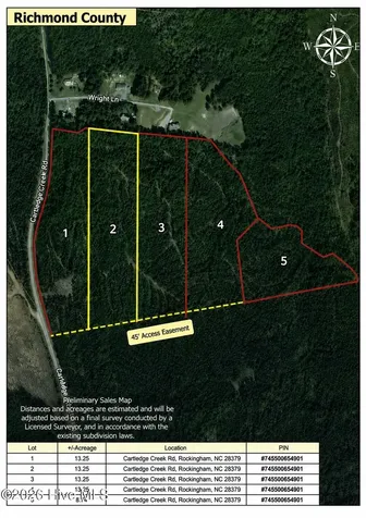 0 Cartledge Creek Road Rockingham NC 28379