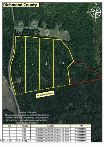 0 Cartledge Creek Road Rockingham NC 28379