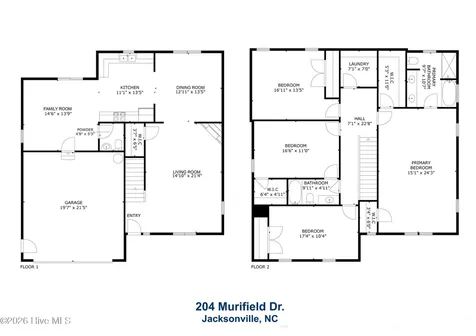 204 Murifield Drive Jacksonville NC 28540