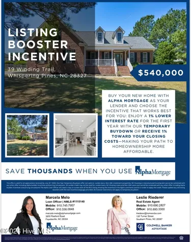 39 Winding Trail Whispering Pines NC 28327