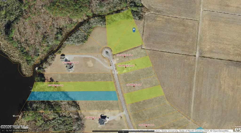 36 & 37 Sr 1767 Off Lane Pinetown NC 27865