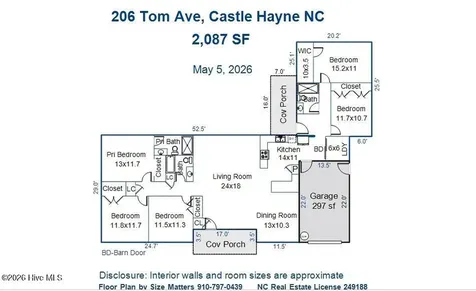 206 Tom Avenue Castle Hayne NC 28429