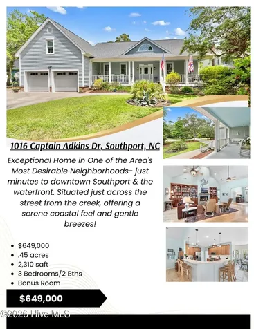 1016 Captain Adkins Drive SE Southport NC 28461