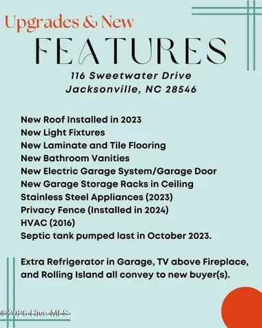 116 Sweetwater Drive Jacksonville NC 28540