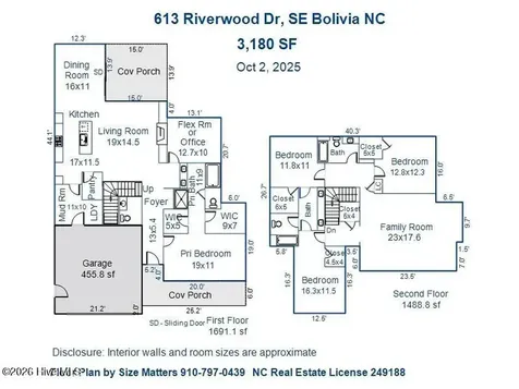 613 Riverwood Drive SE Bolivia NC 28422