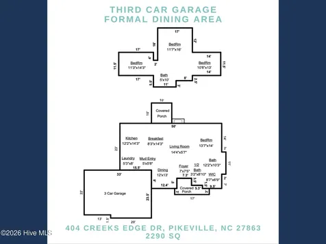 404 Creeks Edge Drive Pikeville NC 27863