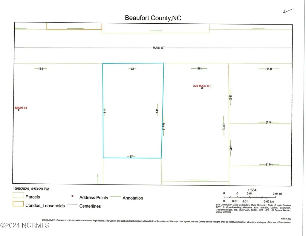 Reid 25181 Main Street Aurora NC 27806