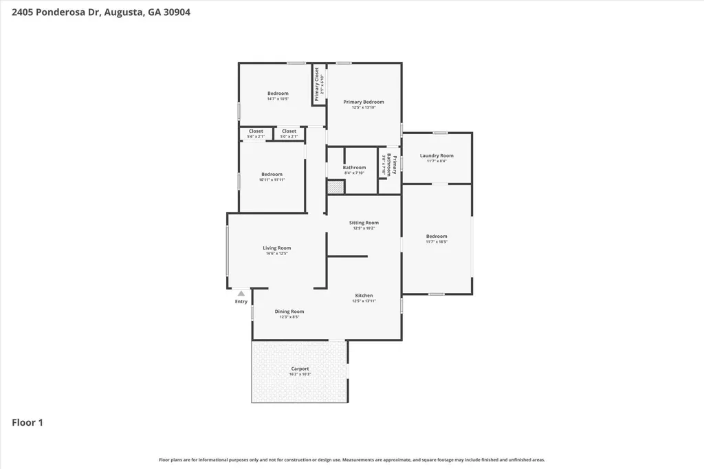 2405 Ponderosa Drive Augusta GA 30904