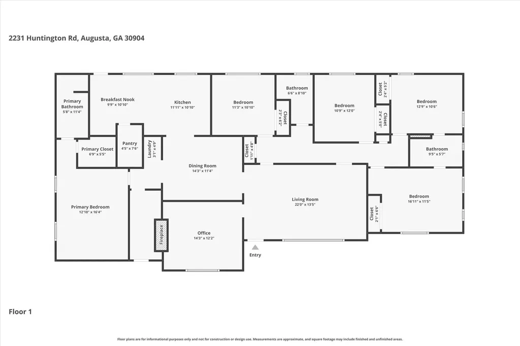 2231 Huntington Road Augusta GA 30904