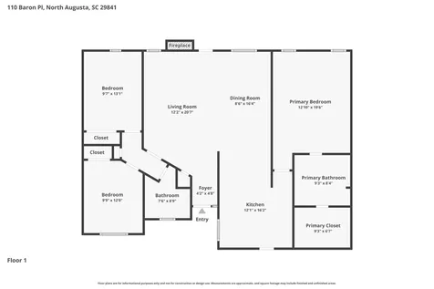 110 Baron Place North Augusta SC 29841