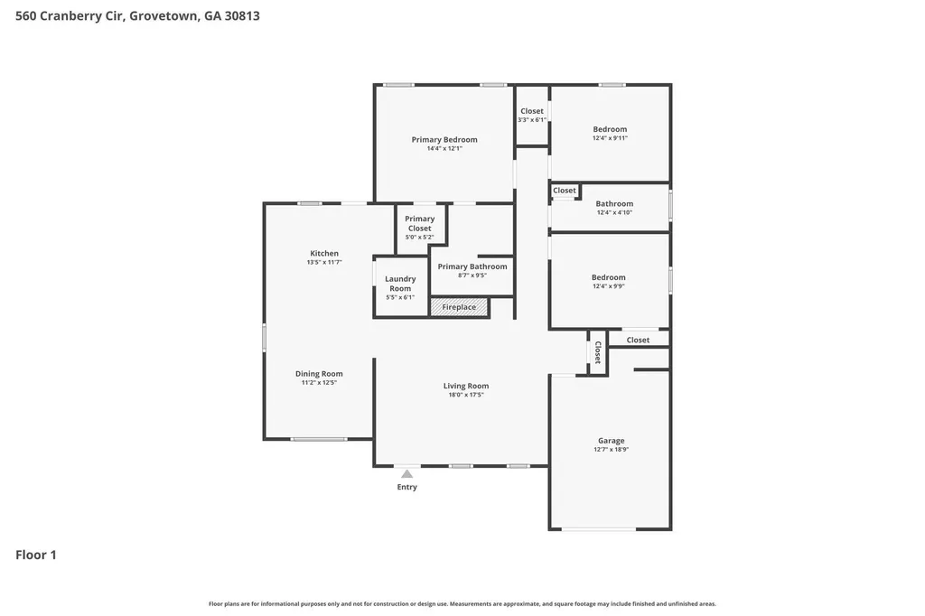 560 Cranberry Circle Grovetown GA 30813