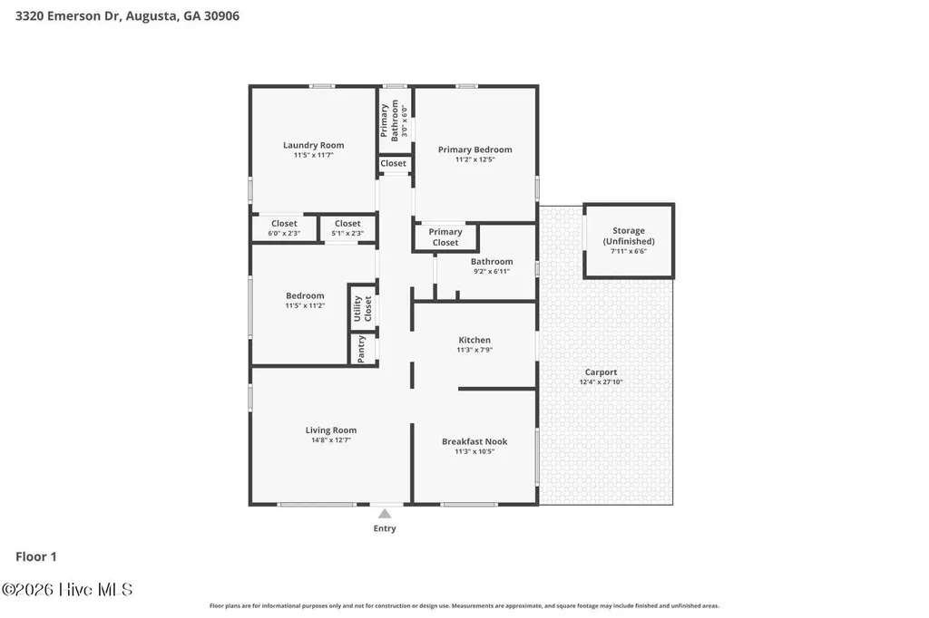 3320 Emerson Drive Augusta GA 30906
