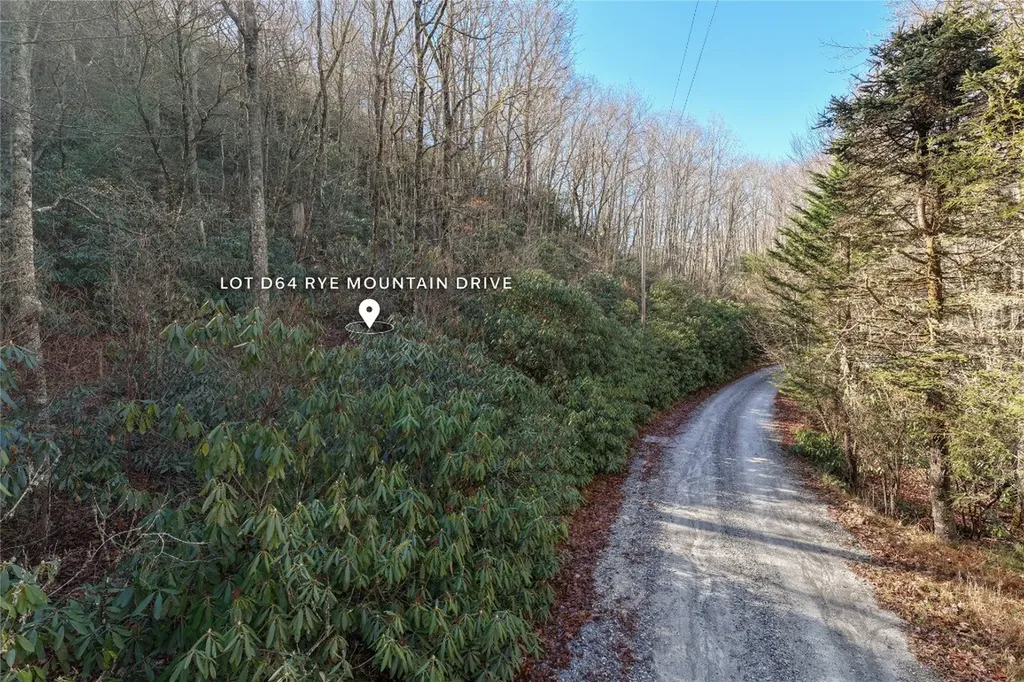 Lt D64 Rye Mountain Drive Glenville NC 28736