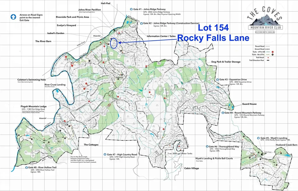 1.85 Acres Lot 154 Rocky Falls Lane Lenoir NC 28645