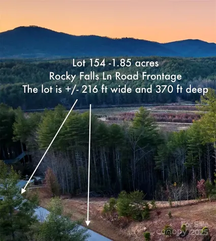 1.85 Acres Lot 154 Rocky Falls Lane Lenoir NC 28645