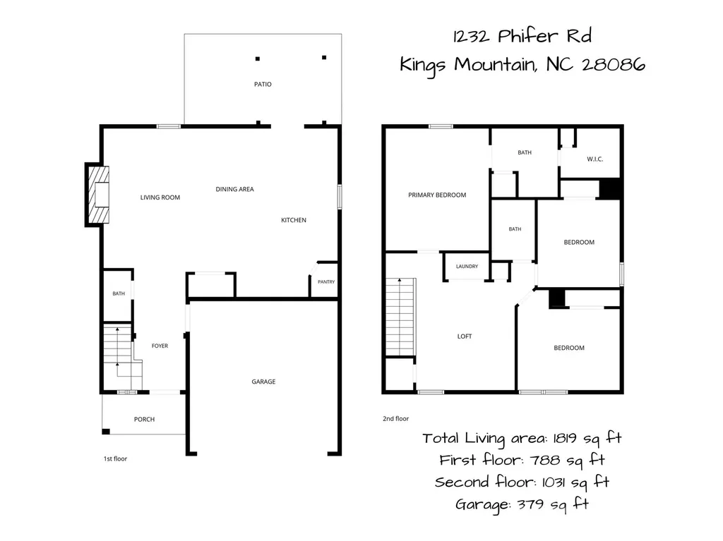 1232 Phifer Road Kings Mountain NC 28086