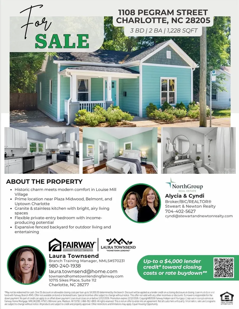 1108 Pegram Street Charlotte NC 28205