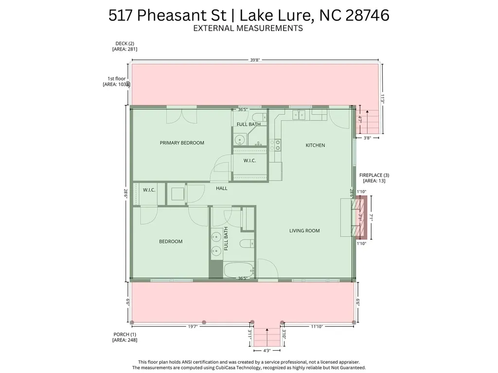 517 Pheasant Street Lake Lure NC 28746