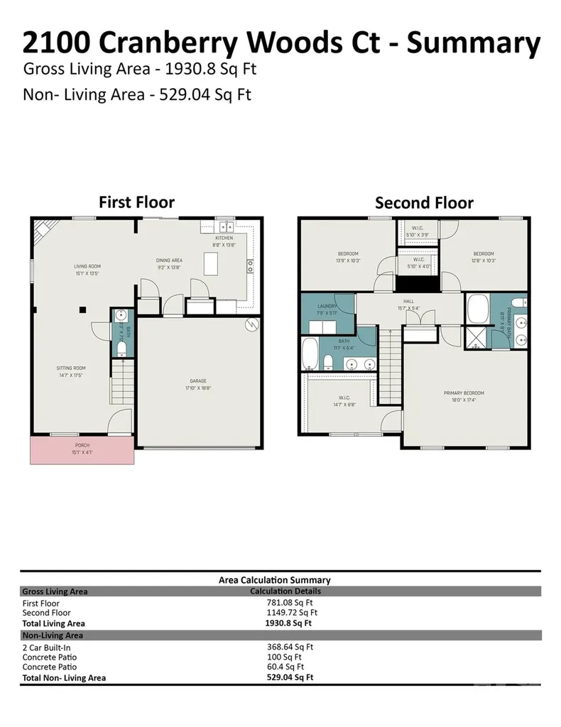 2100 Cranberry Woods Court Charlotte NC 28208