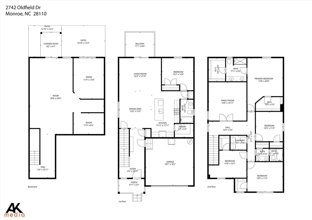 2742 Oldfield Drive Monroe NC 28110