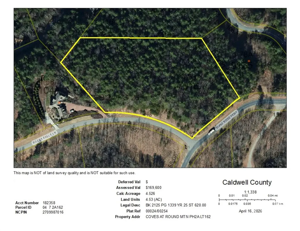 Lot 161/162 Rocky Falls Lane Lenoir NC 28645