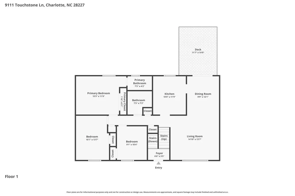 9111 Touchstone Lane Charlotte NC 28227