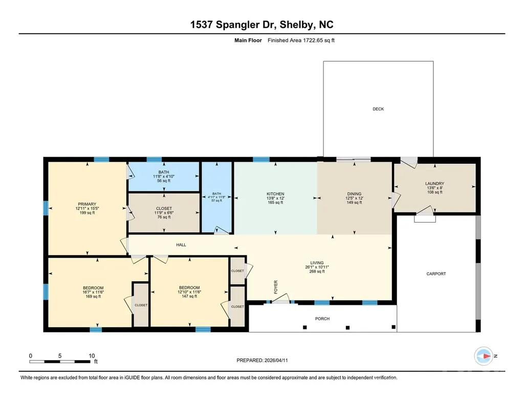 1537 Spangler Drive Shelby NC 28150
