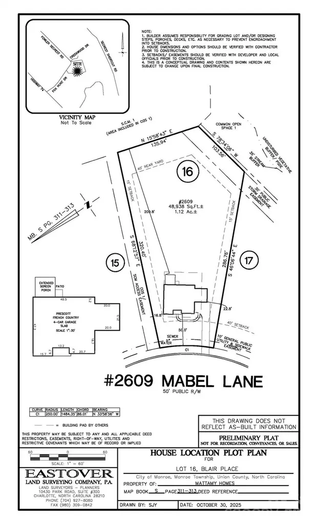 2609 Mabel Lane Monroe NC 28110