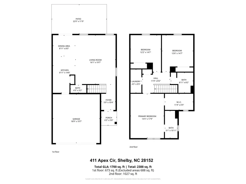 411 Apex Circle Shelby NC 28152